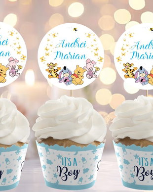 Toppere Winnie the pooh personalizate
