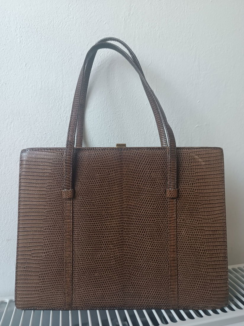 Geanta din piele de soparla