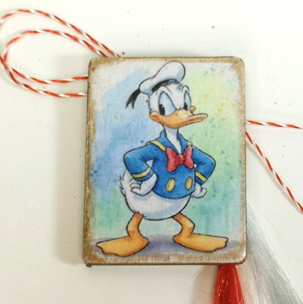 Martisor cu personaje indragite - ratoiul Donald
