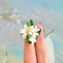 Zambile albe - Brosa martisor