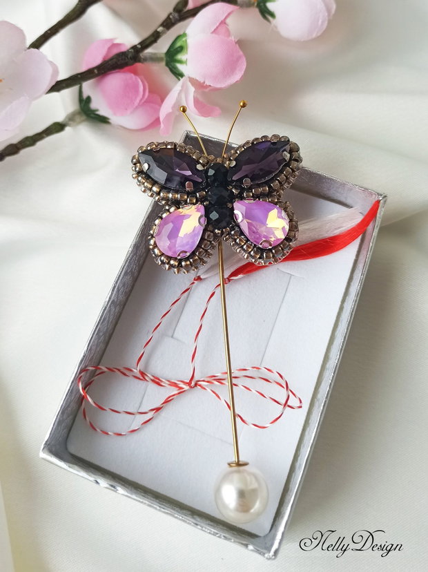 Fluturas - Brosa martisor