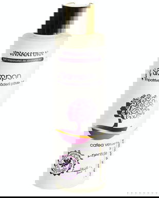 Sampon Impotriva Caderii Parului cu Cafea Verde si Peptide - VivaNatura, 250 ml