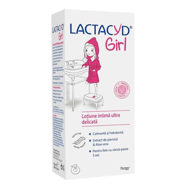 Lotiune Intima Ultra Delicata pentru Fete de la 3 ani Lactacyd Girl, 200 ml