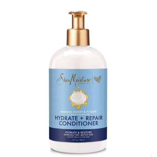 Balsam hidratant reparator cu miere de Manuka si iaurt, Shea Moisture, 384 ml