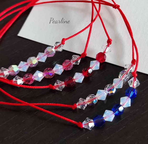 Oferta 5 martisoare - bratari cu 7 cristale Swarovski