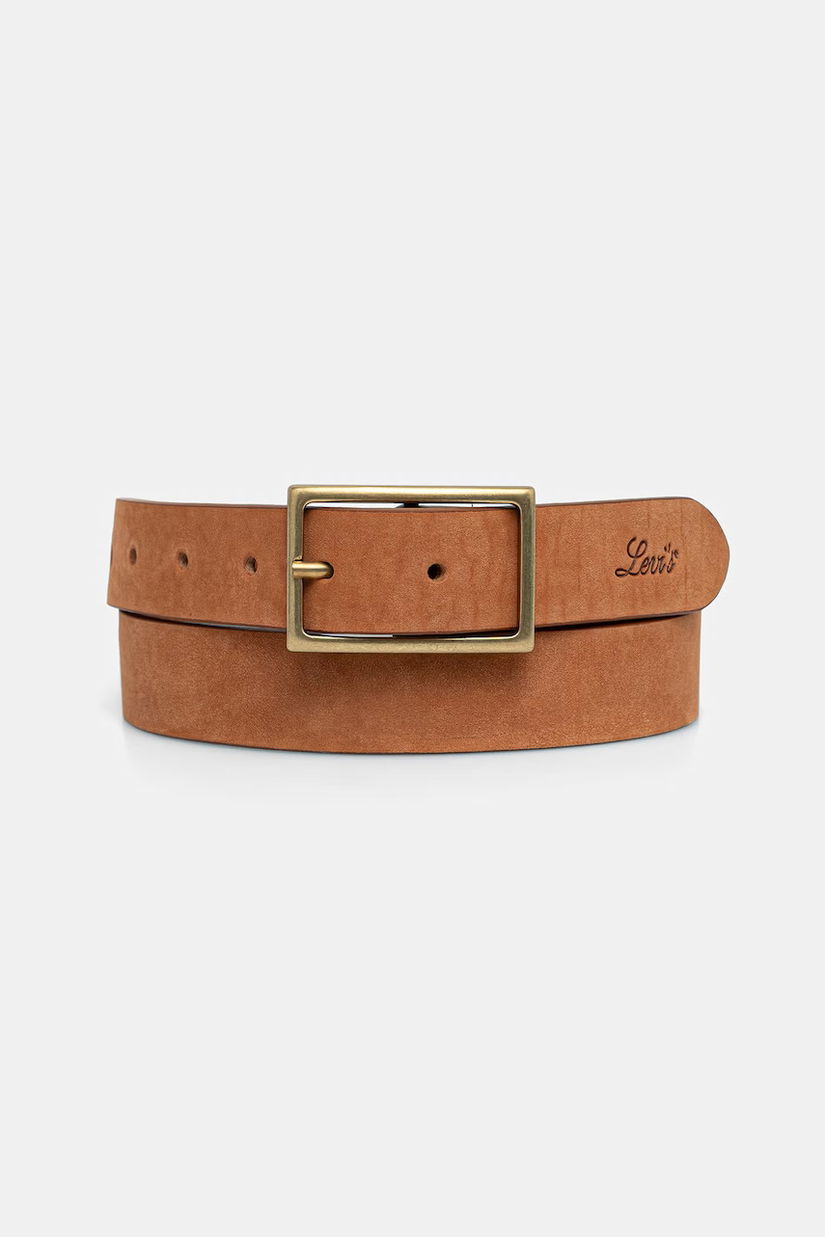 Levi's curea de piele RECTANGLE BUCKLE