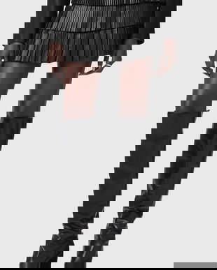 AllSaints fustă de piele