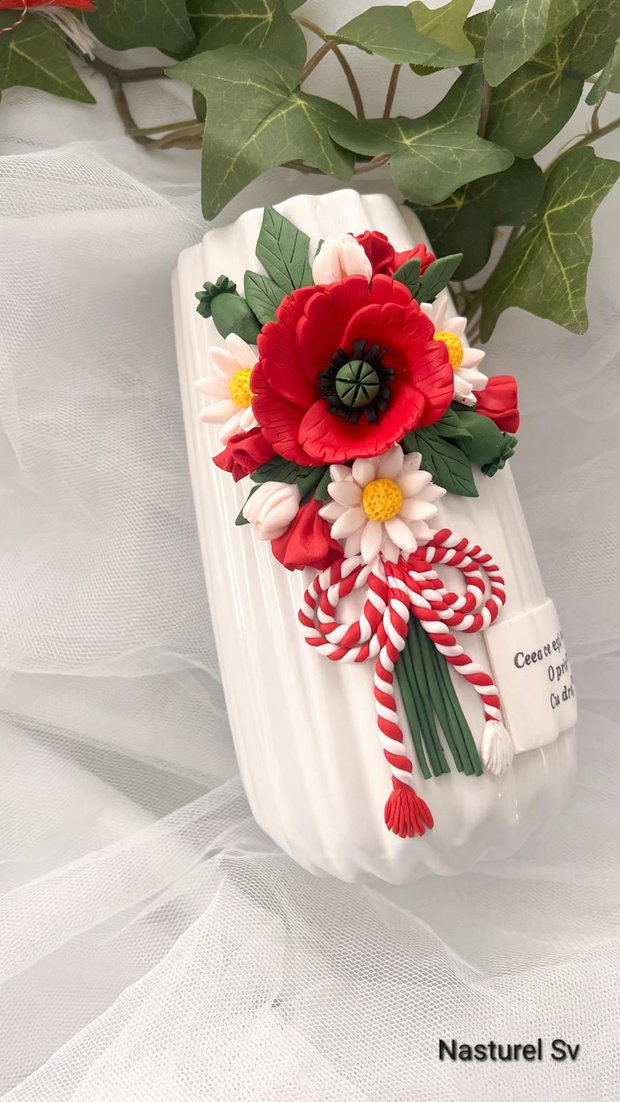 Vaza martisor: Flori de camp