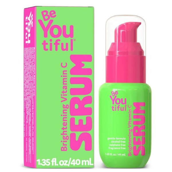 Ser Facial Iluminator cu Vitamina C, pentru Adolescenti si Tineri - BeYoutiful Cleansing Face Wash, 40 ml