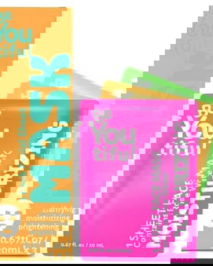 Set 3 Masti Faciale pentru Adolescenti si Tineri, Purifianta, Hidratanta si Iluminatoare - BeYoutiful Pack Facial Sheet Mask, 1 pachet