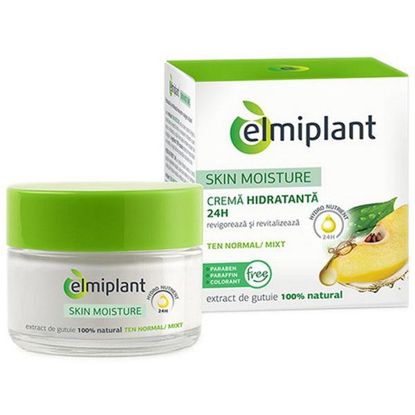 Skin Moisture Crema Hidratanta 24H Ten Normal si Mixt Elmiplant, 50ml