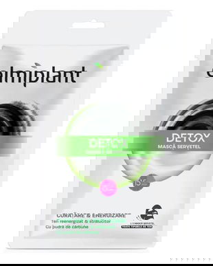Masca de Fata Servetel - Elmiplant Detox Curatare si Energizare, 1 buc