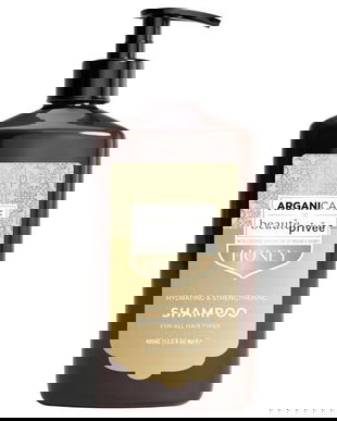 Sampon Hidratant si Fortifiant, cu Ulei de Argan si Miere - Arganicare Beaute Privee Hydrating &amp; Strengthening Shampoo with Argan Oil &amp; Honey, 400 ml