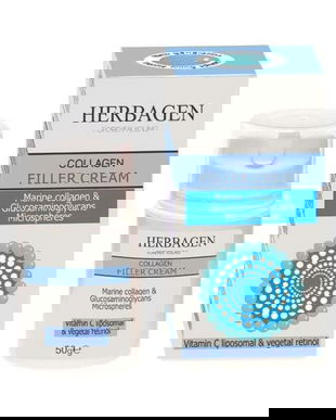 Crema Collagen Filler - Herbagen Filler Cream Marine Collagen &amp; Glucosaminoglycans Microspheres, 50 g