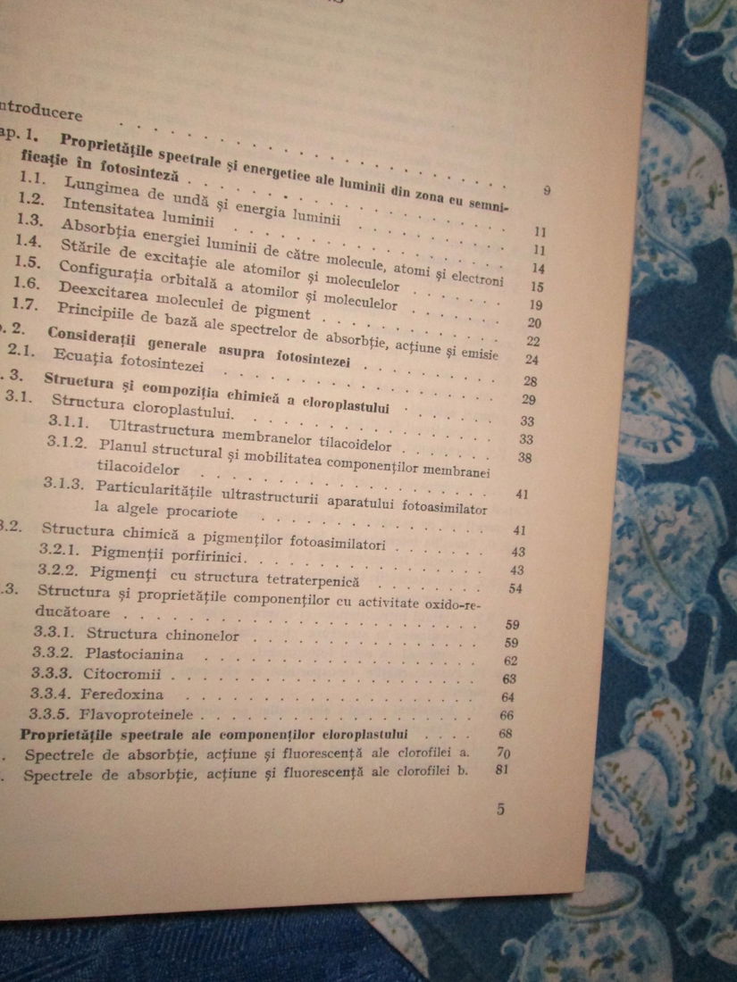 1981 Procese primare in fotosinteza