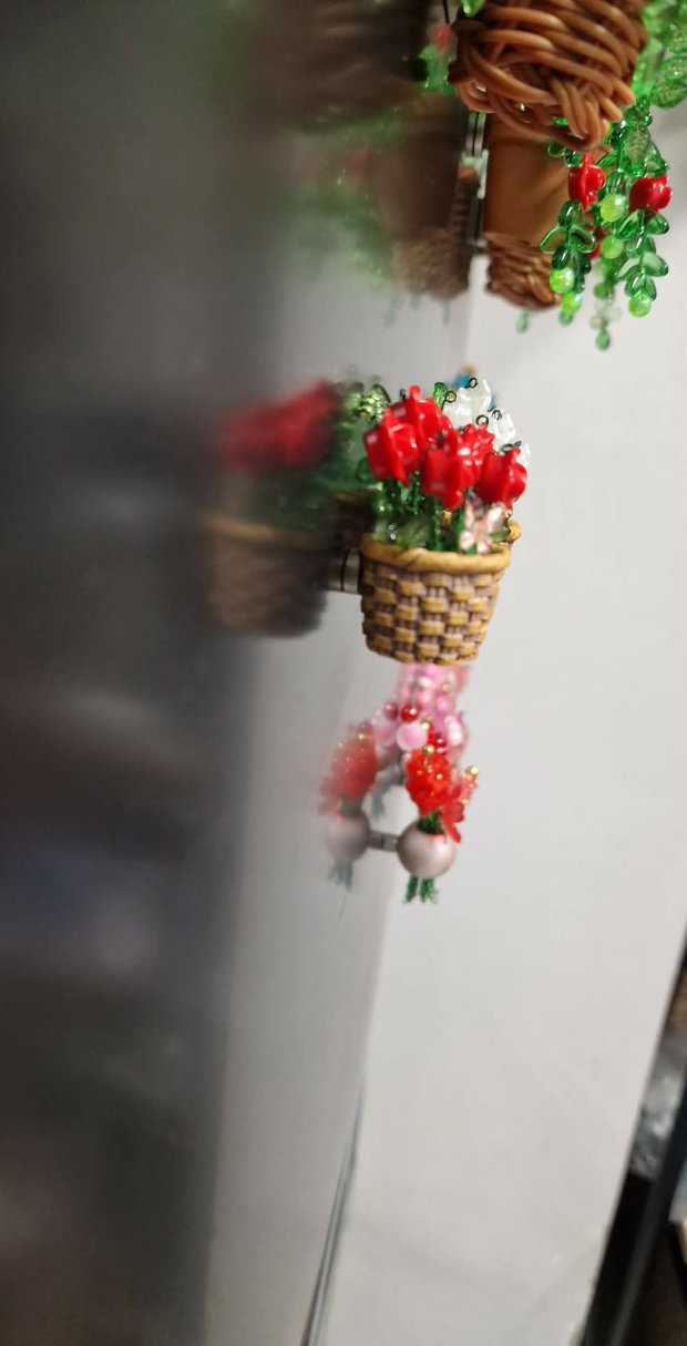 Beaded plant trandafir
