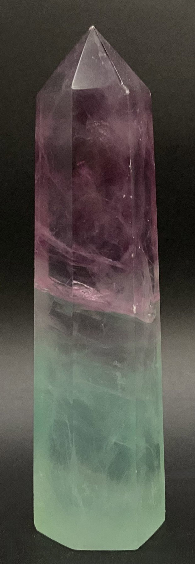 Fluorit Watermelon - Obelisc piatra semipretioasa