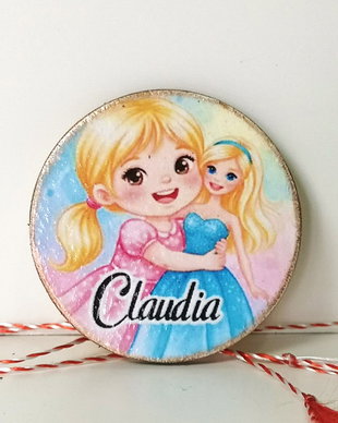 Martisor personalizat cu nume