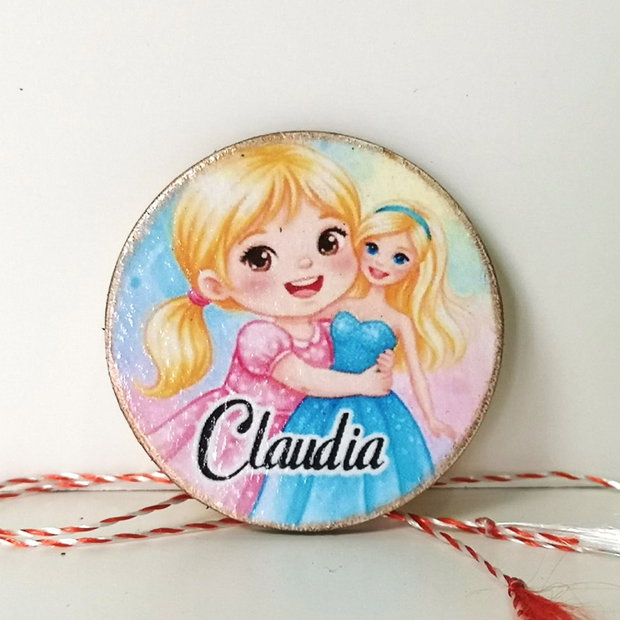 Martisor personalizat cu nume