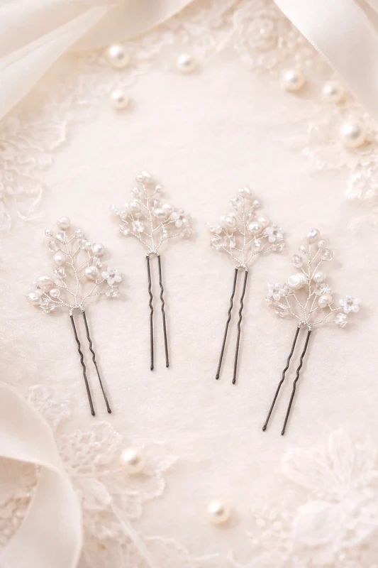 Set 4 ace de par pentru mirese