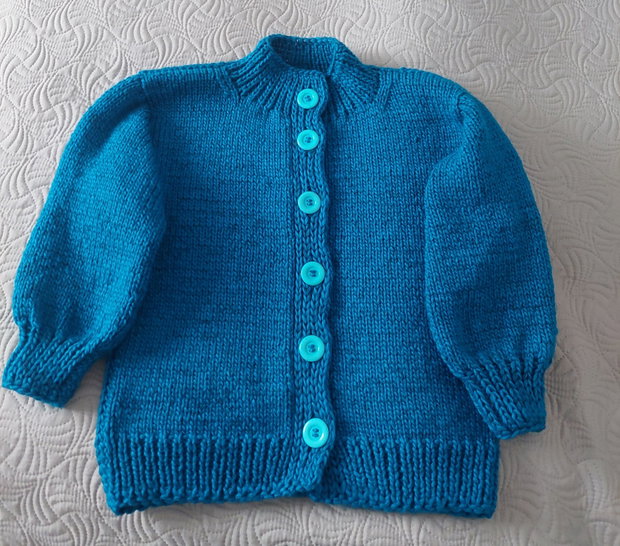 Jacheta Cardigan tricotat manual moale