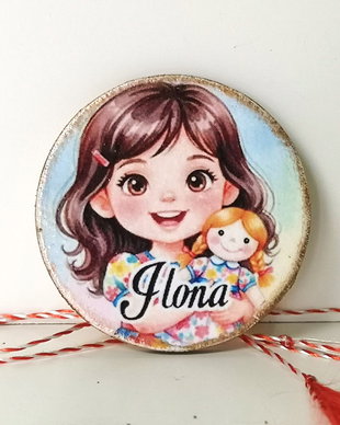 Martisor personalizat cu nume