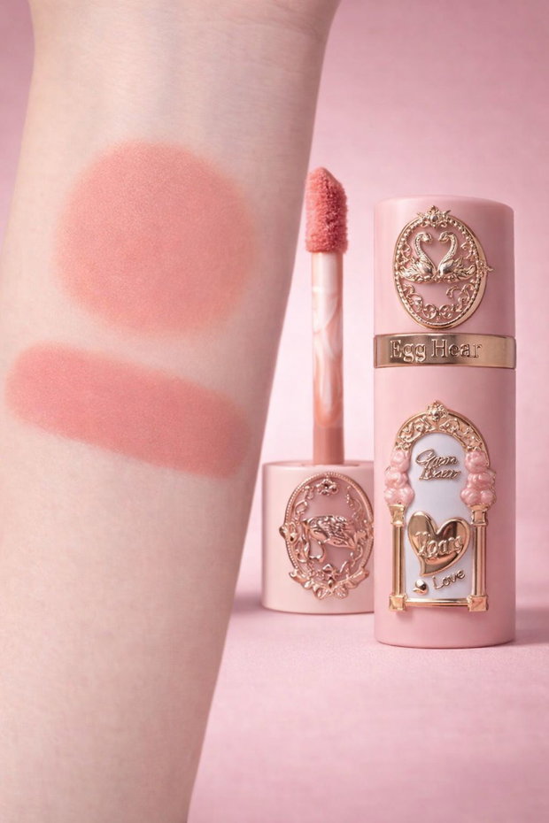Peach Veil, Blush Lichid Hidratant cu Finish Natural Glow, Nuanta 05 Peach Rose, Aplicator Precizie