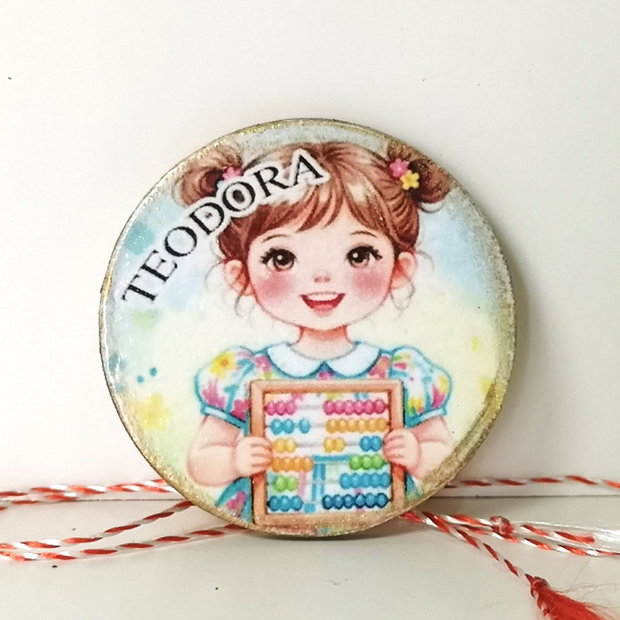 Martisor personalizat cu nume
