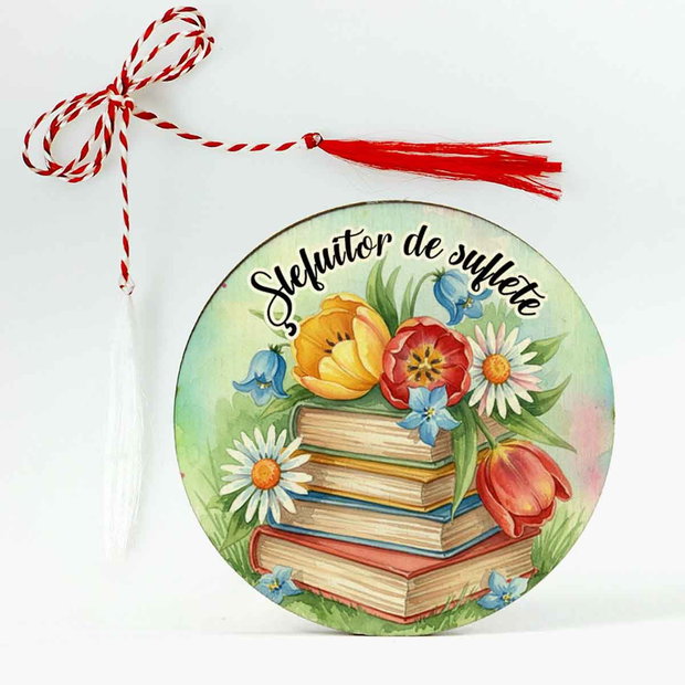 Mărțișor personalizat pentru profesoara de limba română