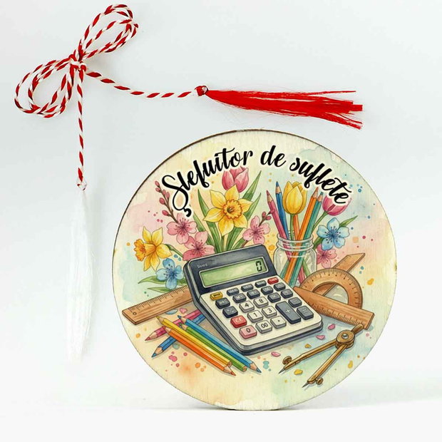 Mărțișor personalizat pentru profesoara de matematică