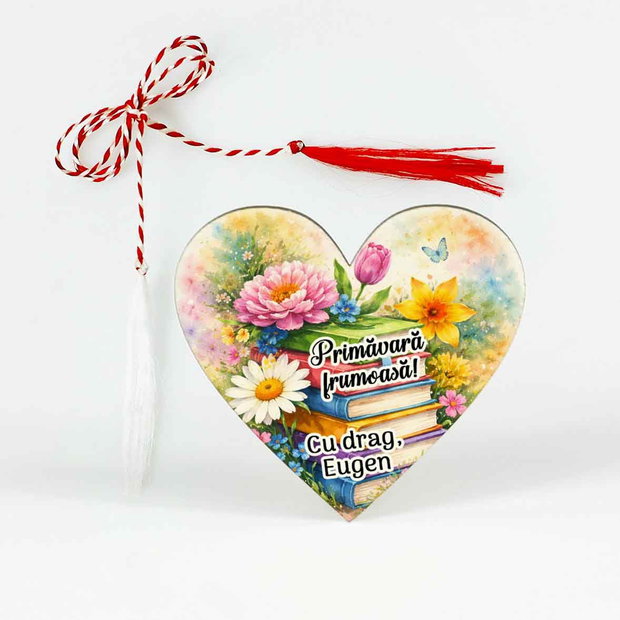 Martisor cu flori pentru profesoare