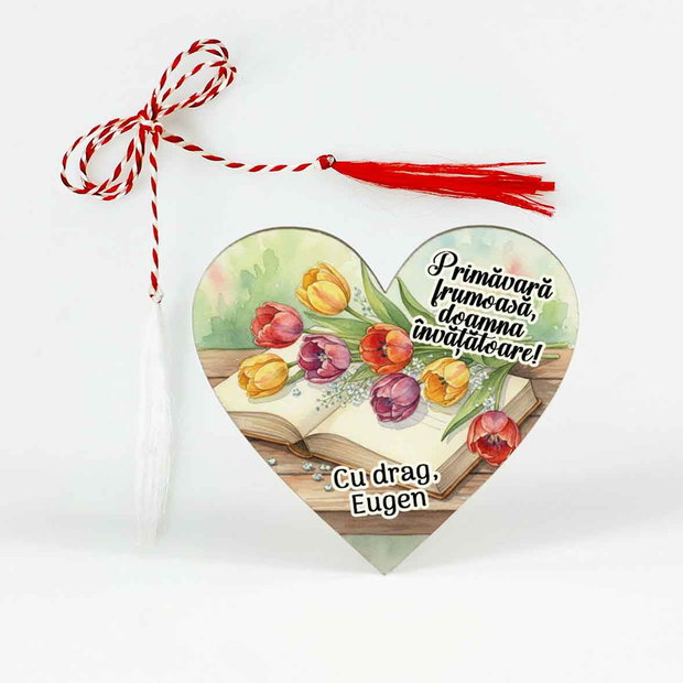 Martisor personalizat invatatoare