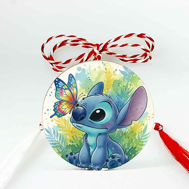 Mărțișor personalizat pentru copii cu Stitch