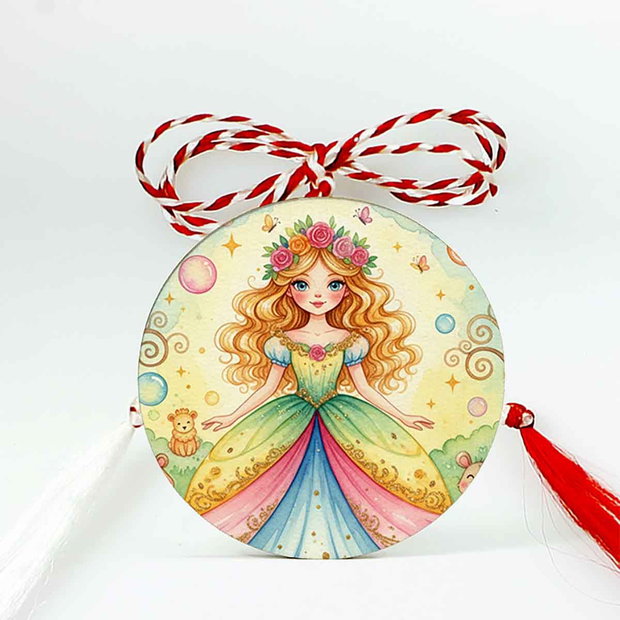 Martisor prințesă pentru fetițe