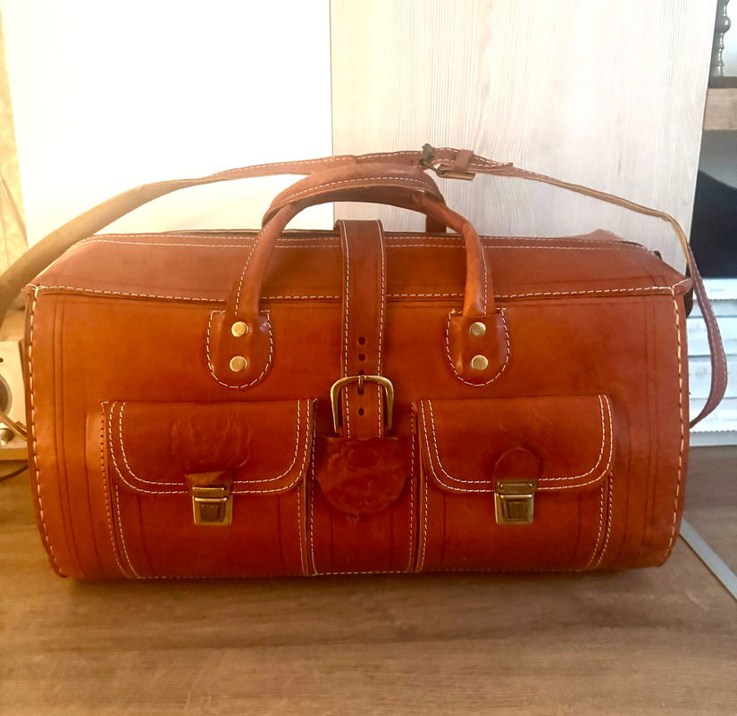 GEANTA ELEGANTA  DE VOIAJ PIELE NATURALA MADE IN ITALY