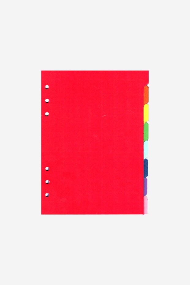SEPARATOARE INDEX A5 - Set 8 Dividere Caiete Mecanice Ethnoloop/Leitz