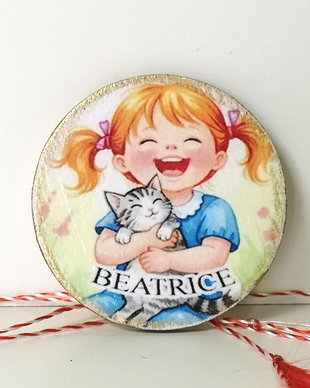 Martisor personalizat cu nume