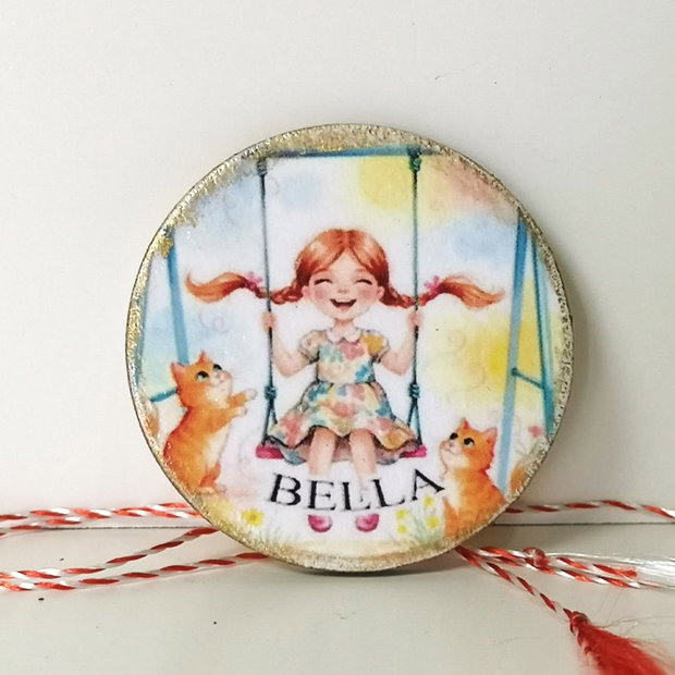 Martisor personalizat cu nume