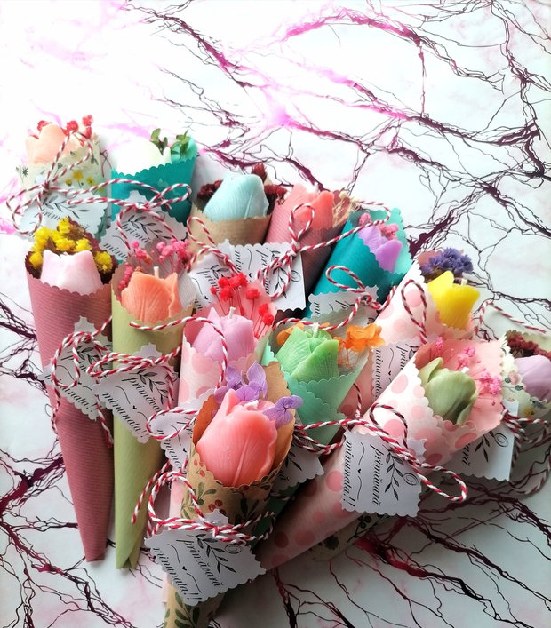 Mărțișoare handmade parfumate lalele delicate, unice și naturale!