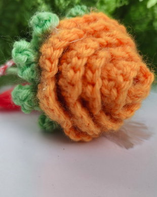 Trandafir croșetat #martisor