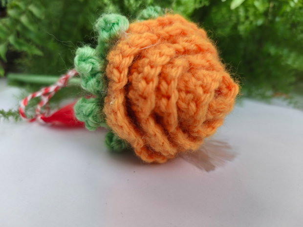 Trandafir croșetat #martisor