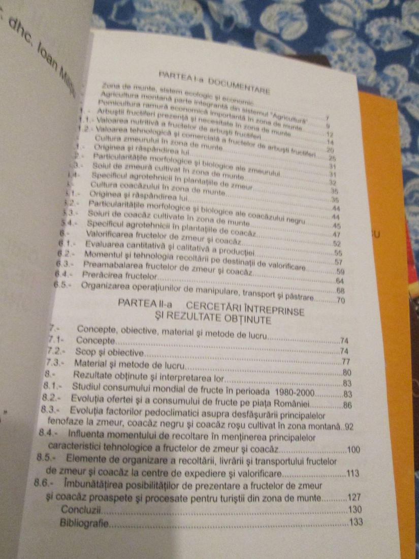 2009 Valorificarea productiei de zmeur si coacaz