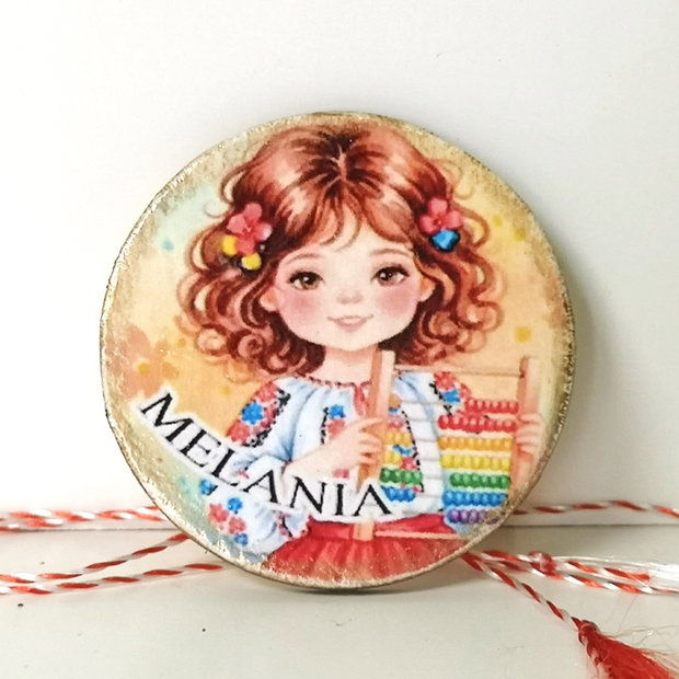 Martisor personalizat cu nume