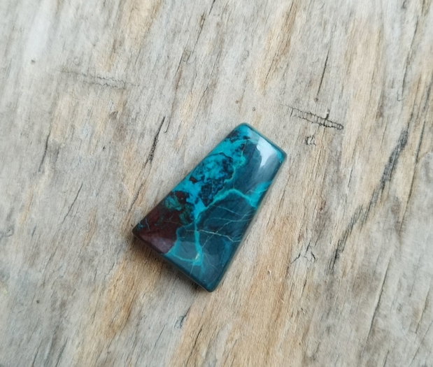 Cabochon crisocola, 26x17x7 mm