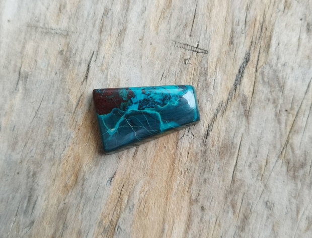 Cabochon crisocola, 26x17x7 mm