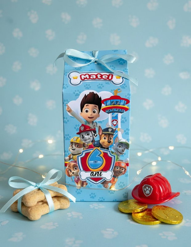 Cutii tematice Paw Patrol personalizate