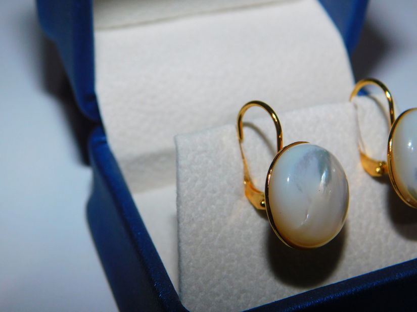 House of Pearls, cercei noi perle naturale de apa dulce , sidefati