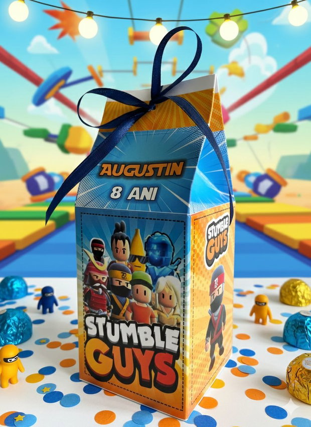 Cutii dulciuri Stumble Guys personalizate