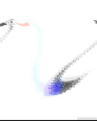 Lebada -miniatura din sticla Murano