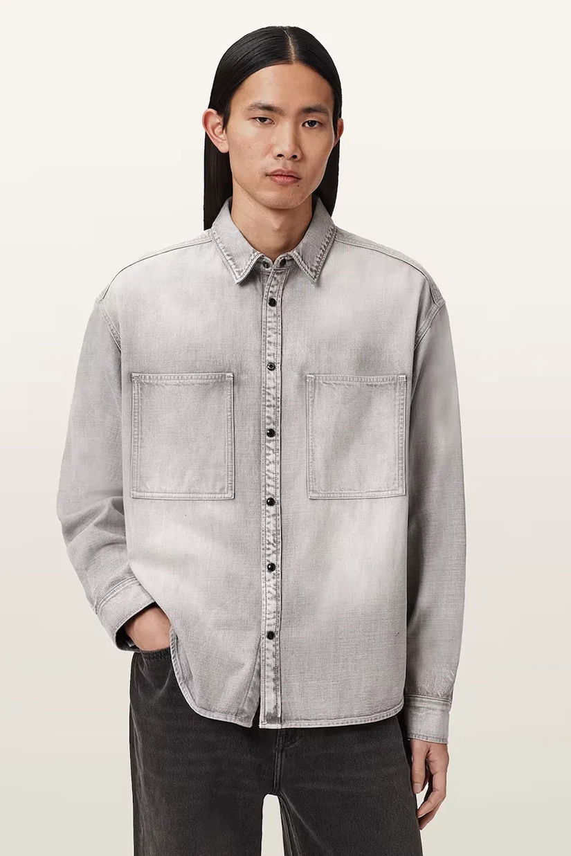 AllSaints cămașă jeans AL